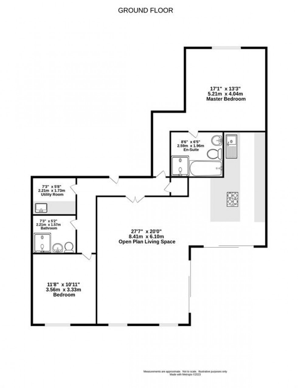 Floorplan for Buxton Road West, Disley