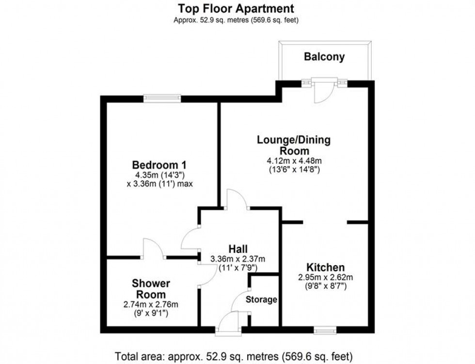 Floorplan for The Windings, Cable Drive, Helsby, Frodsham