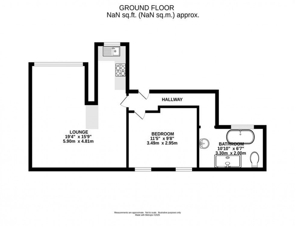 Floorplan for Whitefield, Stockport