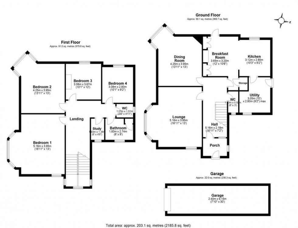 Floorplan for Fluin Lane, Frodsham