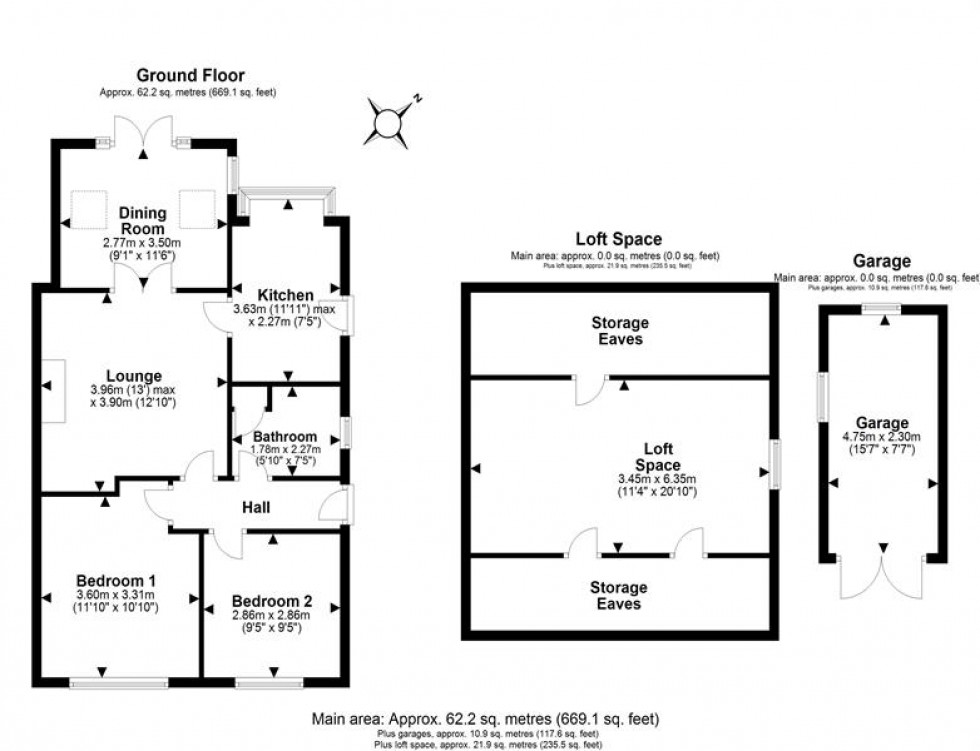 Floorplan for Beech Road, Sutton Weaver, Runcorn