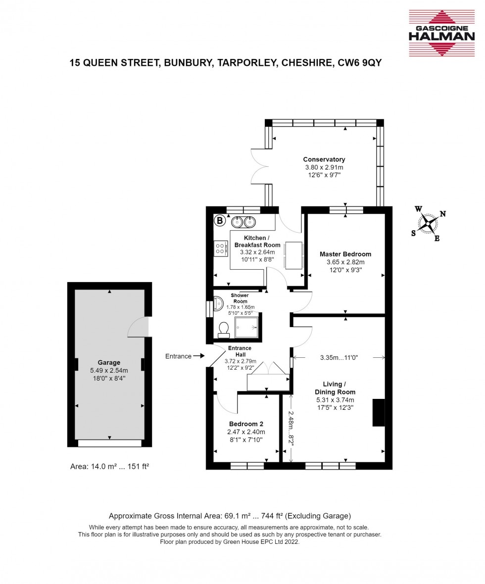 Floorplan for Queen Street, Bunbury