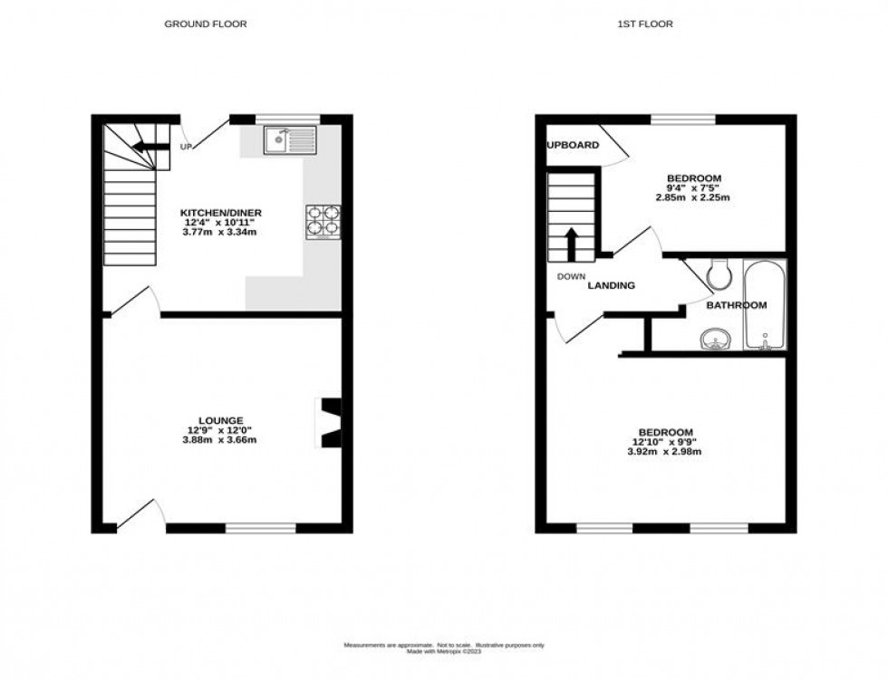 Floorplan for Ashbourne Lane, Chapel-En-Le-Frith, High Peak