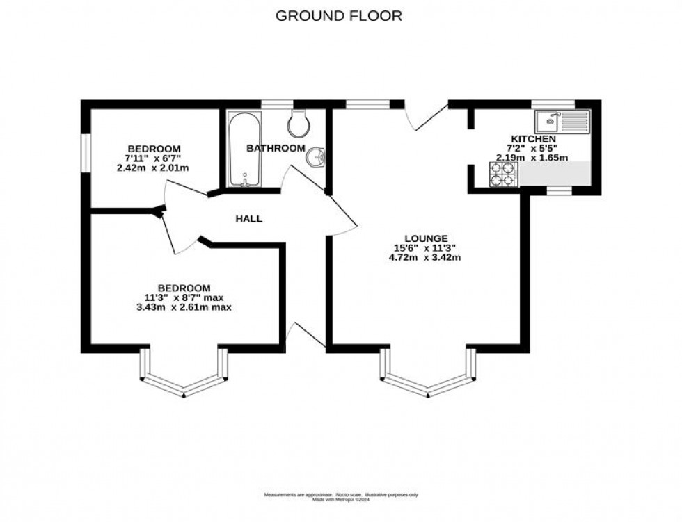 Floorplan for Barlow Road, Chapel-En-Le-Frith, High Peak