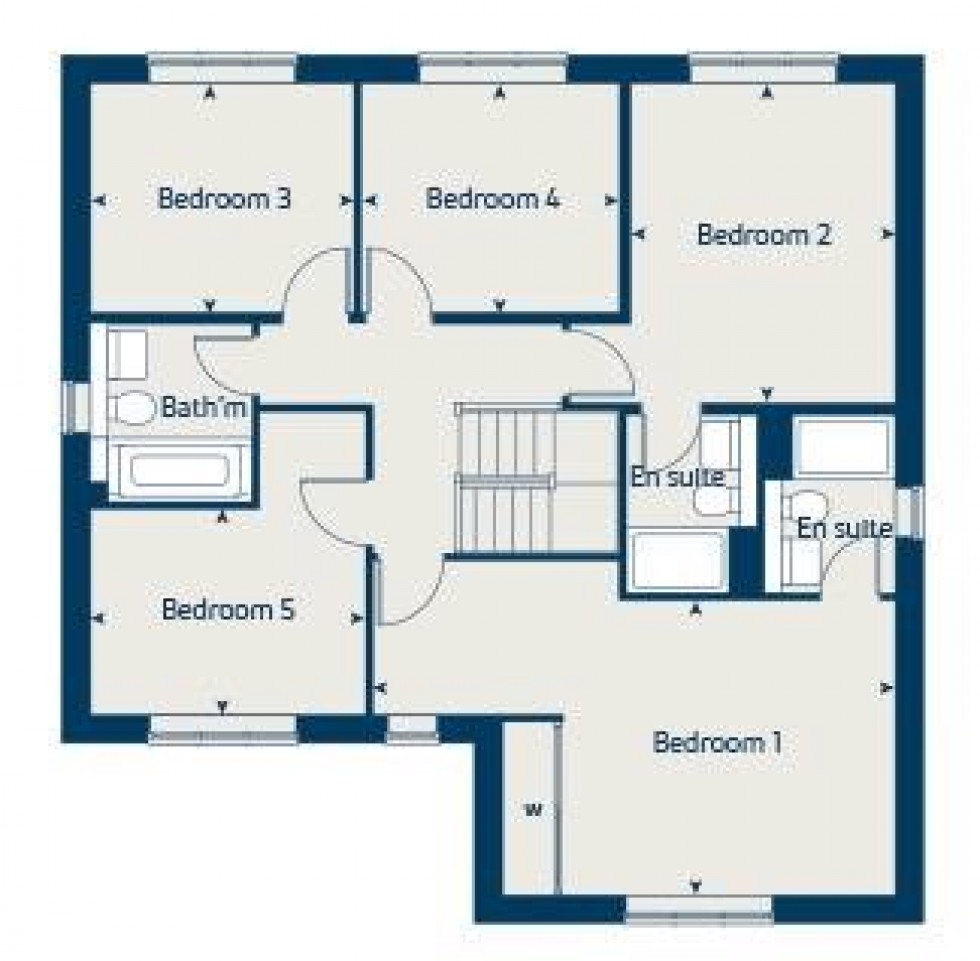 Floorplan for Barnside Way, Moulton, Northwich