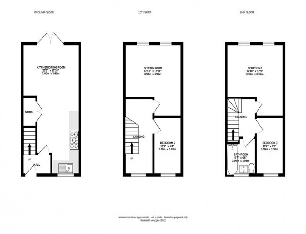 Floorplan for Gower Hey Gardens, Hyde
