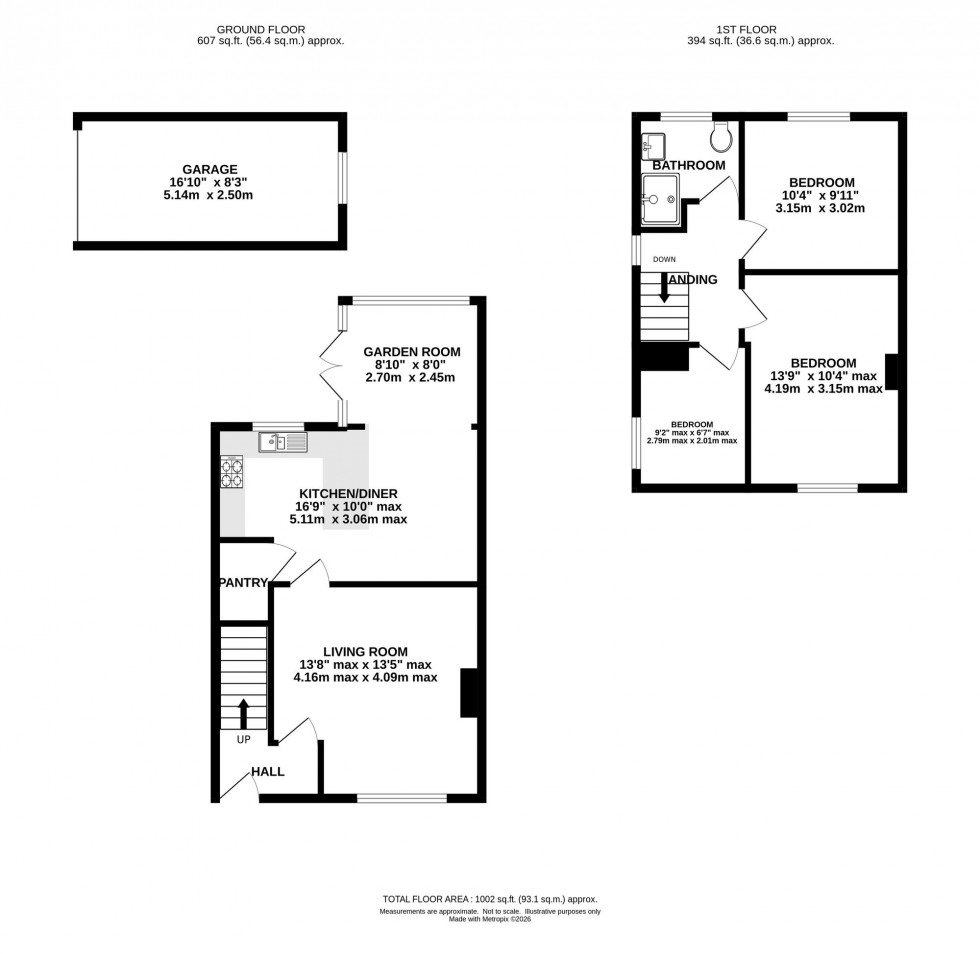 Floorplan for Eastgate Road, Holmes Chapel, CW4