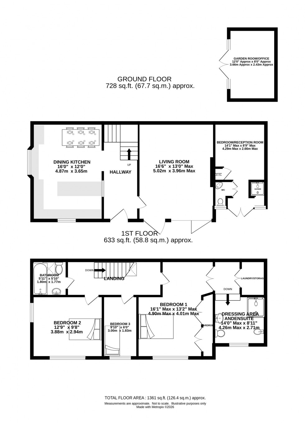 Floorplan for The Mount, Altrincham, WA14