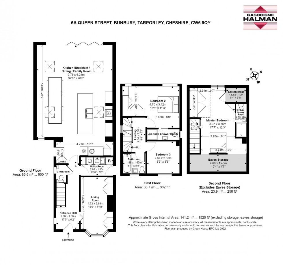 Floorplan for Bunbury, Tarporley