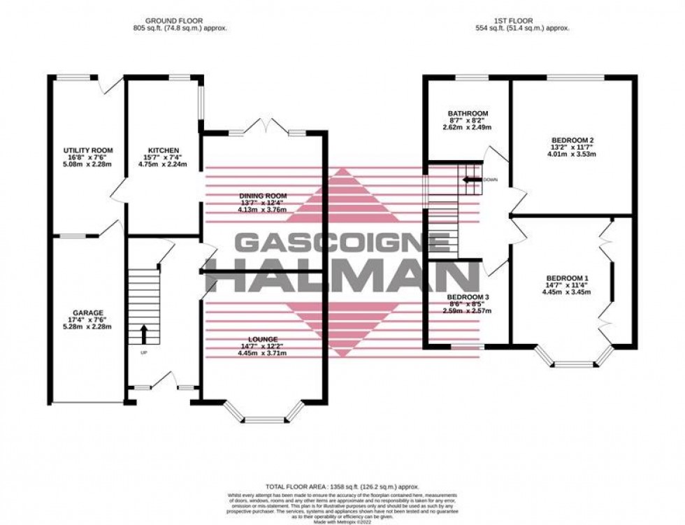 Floorplan for Beccles Road, Sale