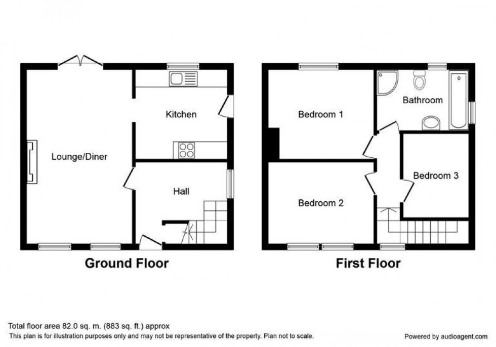 Floorplan for Grange Road, Cuddington, Northwich