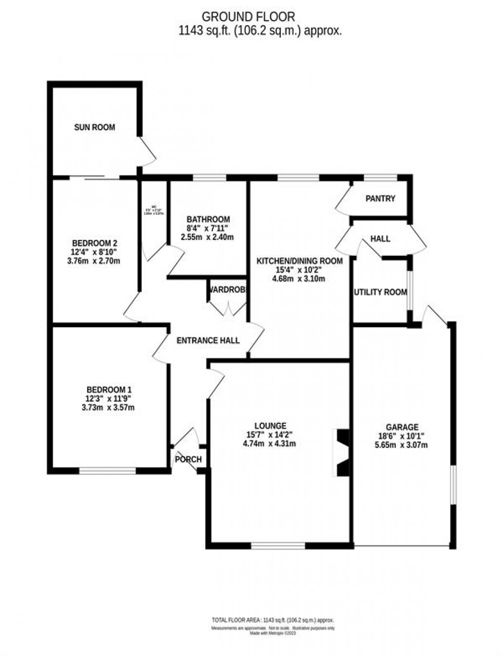 Floorplan for Alma Close, Macclesfield