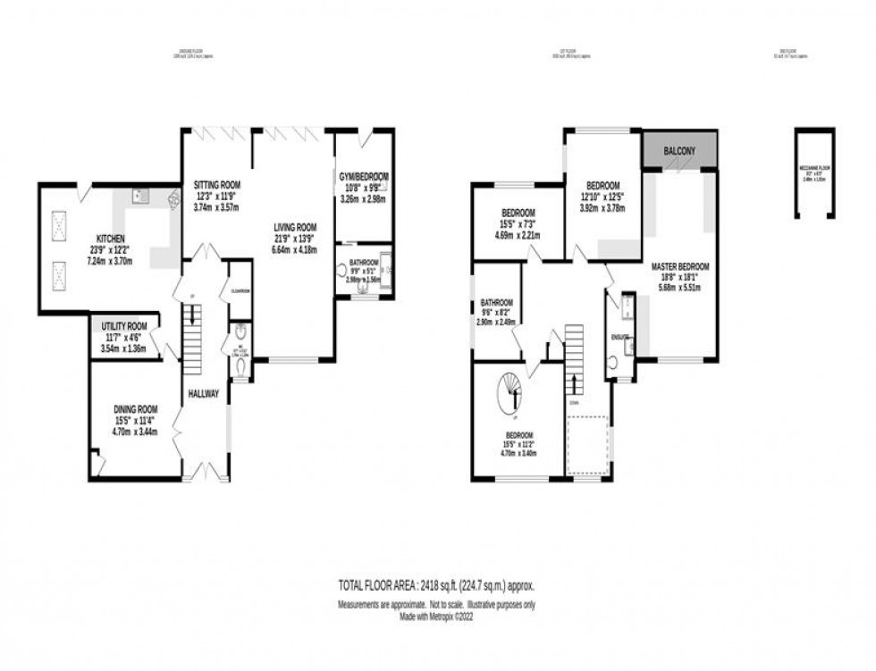 Floorplan for Rivermead Avenue, Hale Barns, Altrincham