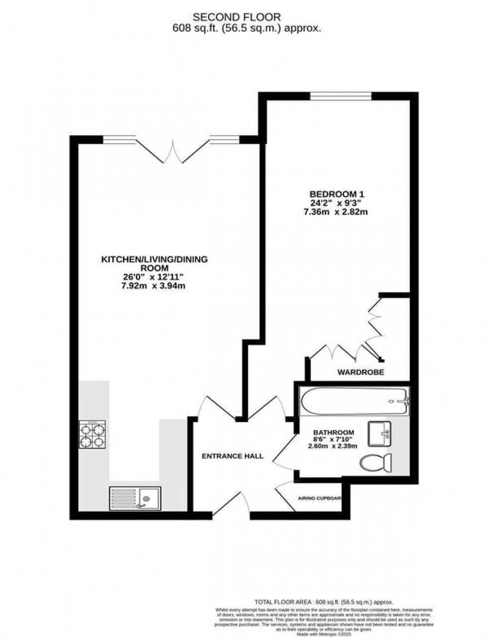 Floorplan for Station Road, Wilmslow