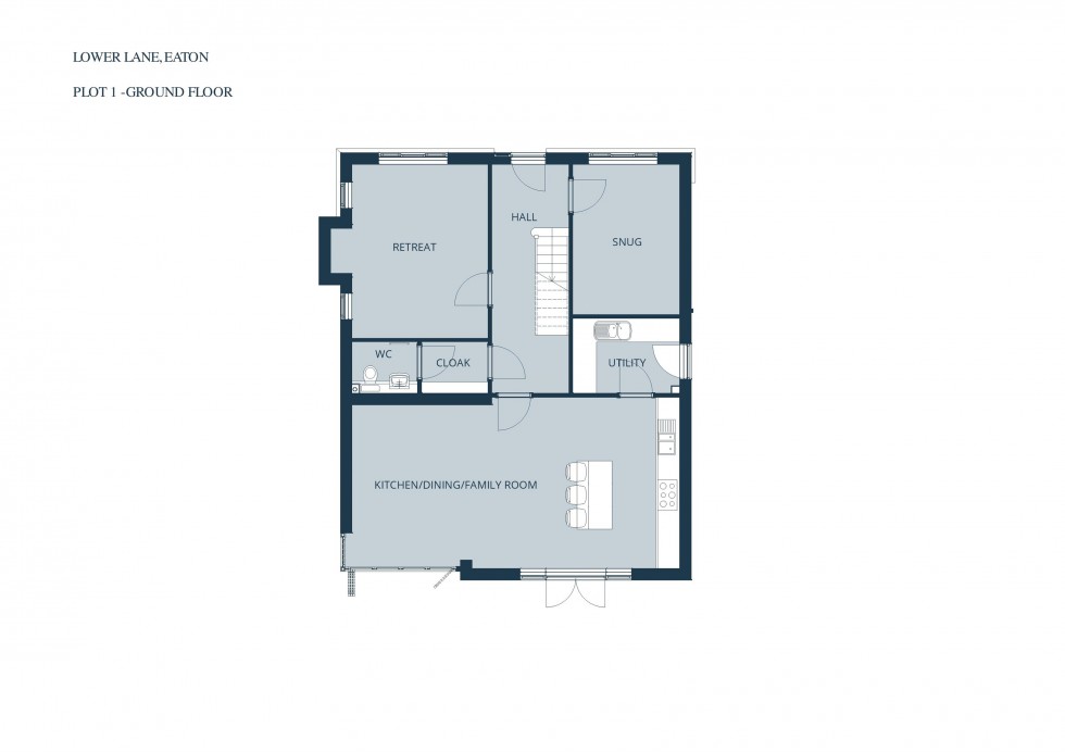 Floorplan for Villa Domus, Lower Lane, Eaton