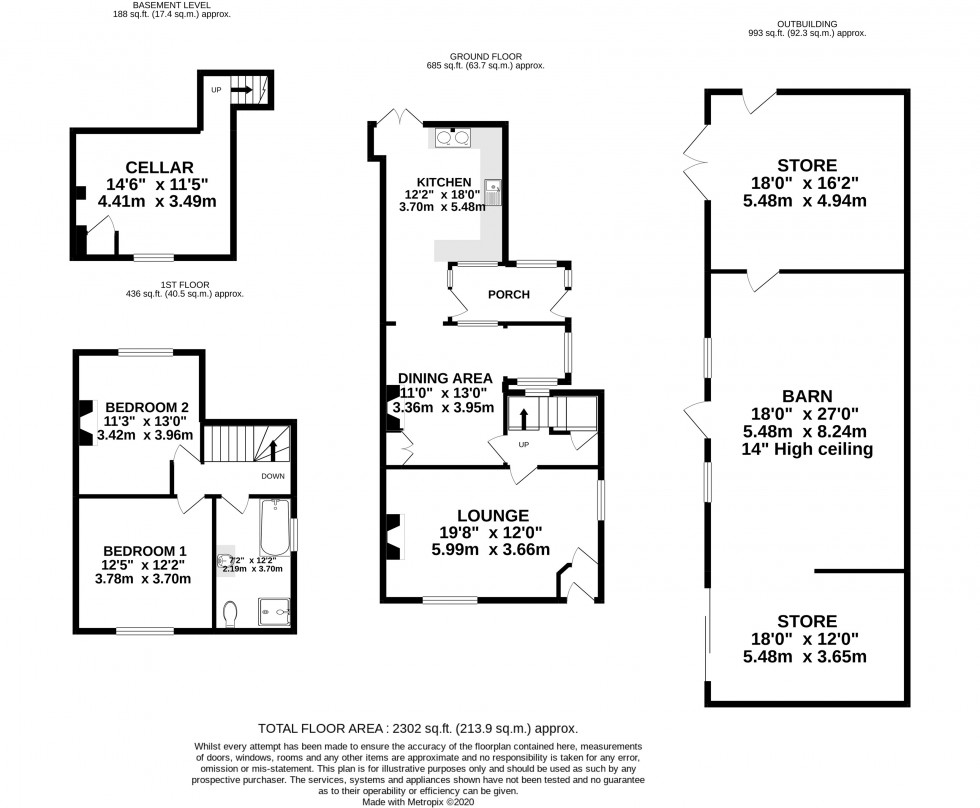 Floorplan for Cherry Lane, Lymm