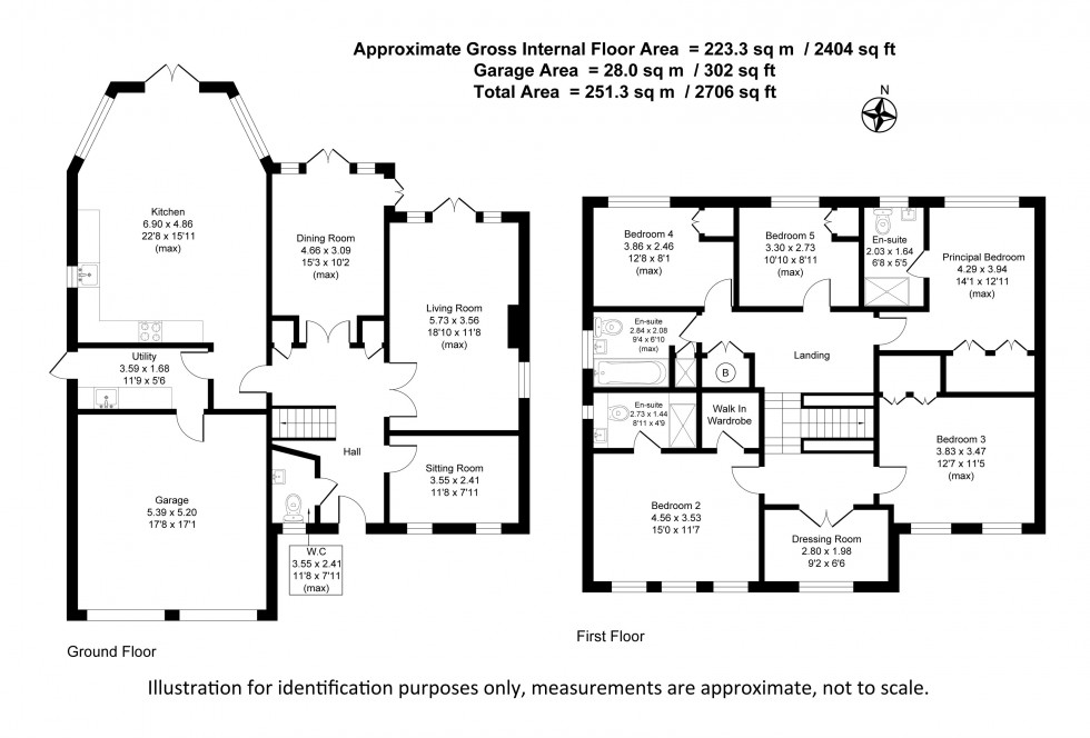Floorplan for Hunts Field Close, Lymm