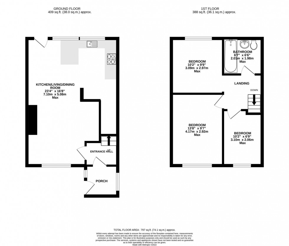 Floorplan for Orchard Close, Wilmslow