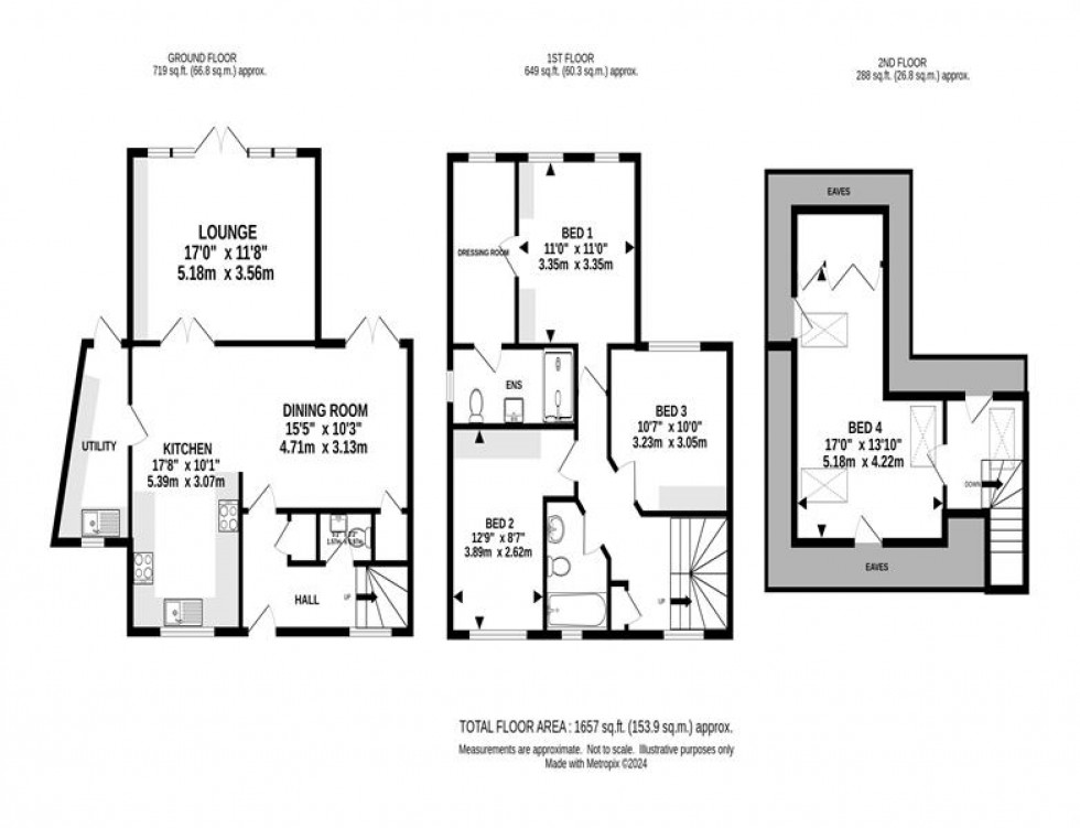 Floorplan for Tithebarn Road, Hale Barns, Altrincham