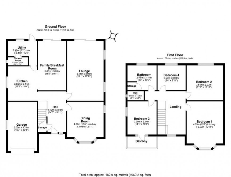 Floorplan for Vicarage Hill, Helsby, Frodsham