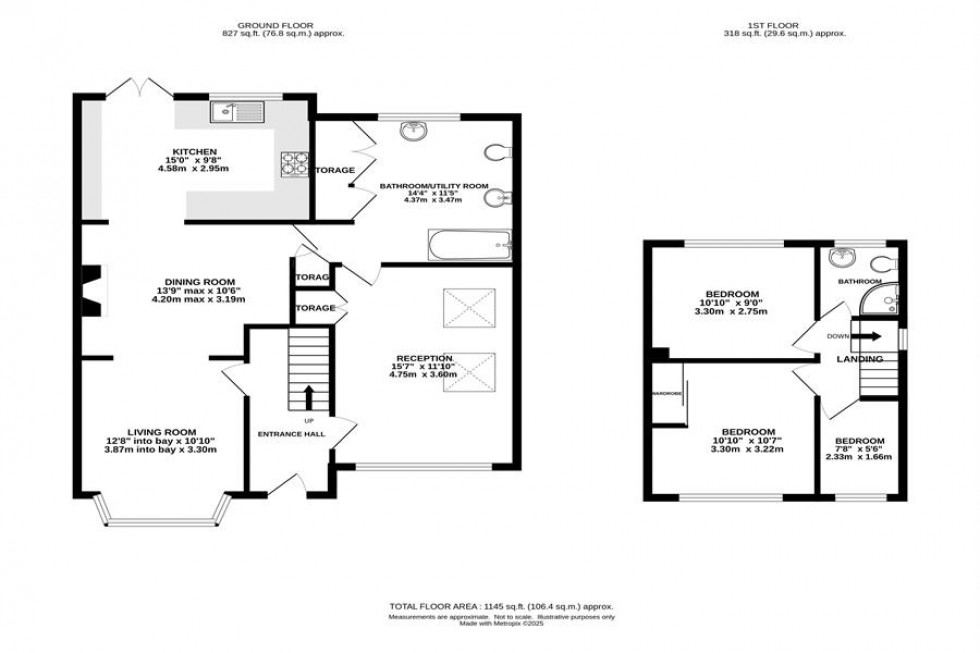 Floorplan for Hall Avenue, Timperley