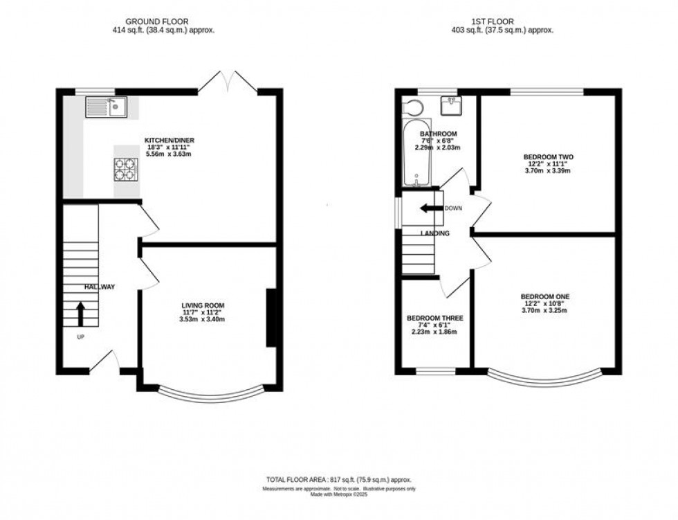 Floorplan for Ashburn Road, Heaton Norris, Stockport