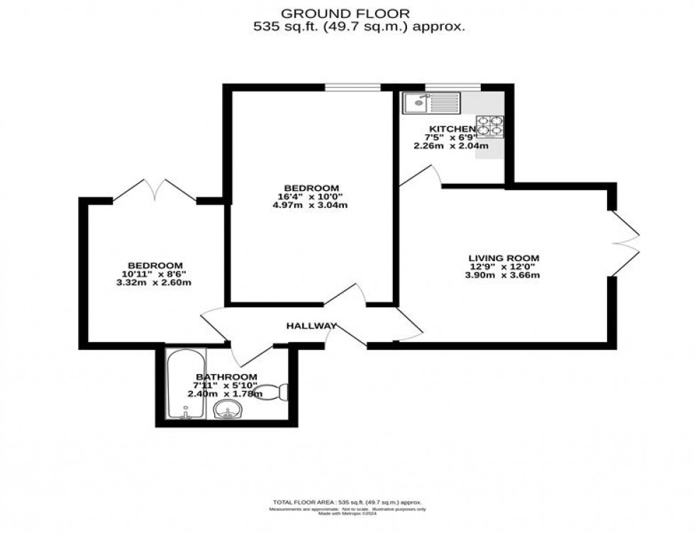 Floorplan for Heaton Moor Road, Stockport