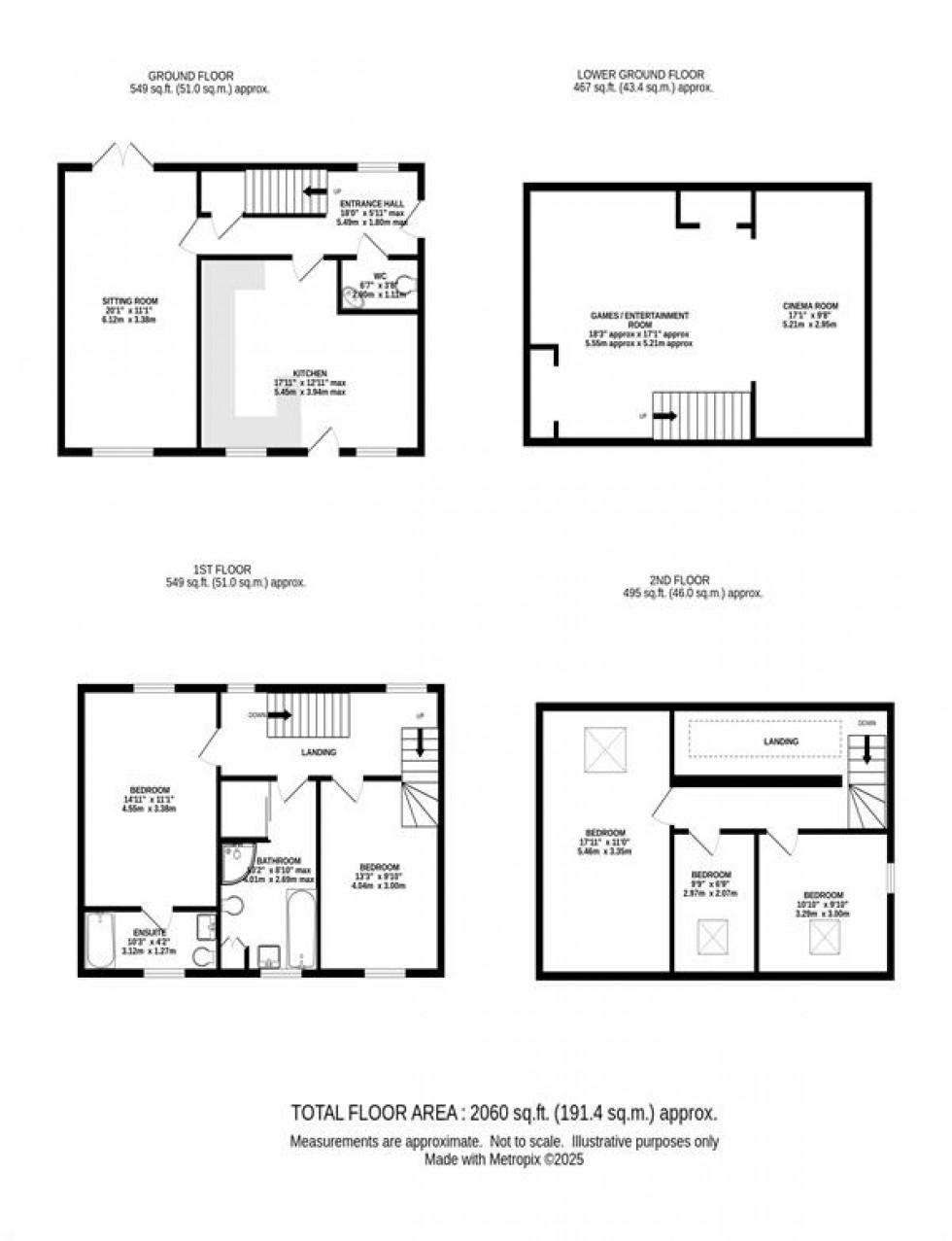 Floorplan for Paddock Lane, Kettleshulme