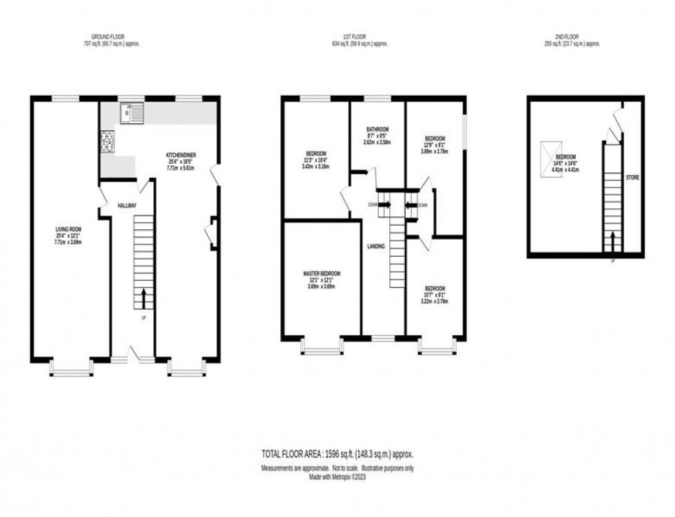 Floorplan for St. Martins Avenue, Heaton Norris