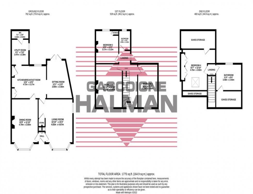 Floorplan for Glebelands Road, Sale