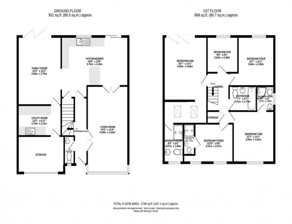 Floorplan for Marlcroft Avenue, Stockport, SK4