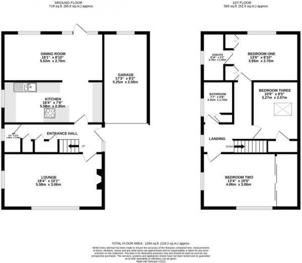 Floorplan for Heath Close, Tarvin, Chester