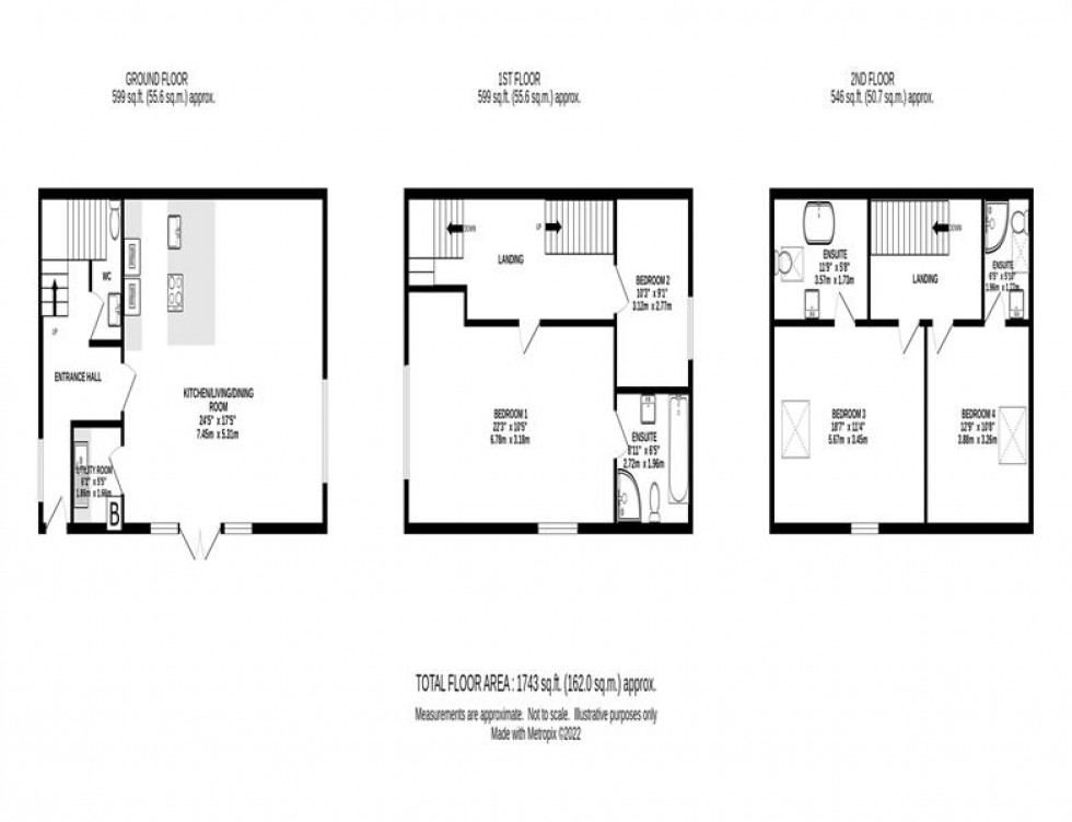 Floorplan for Pear Tree Farm Barns, Chelford Road, Marthall