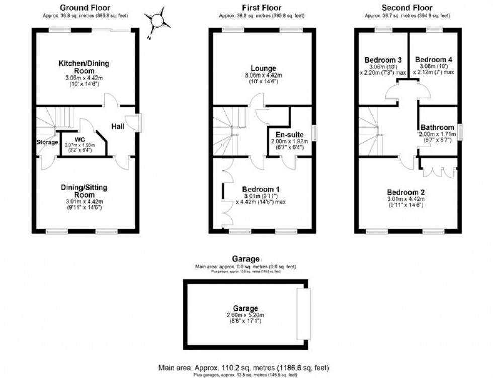 Floorplan for Hornsmill Way, Helsby, Frodsham