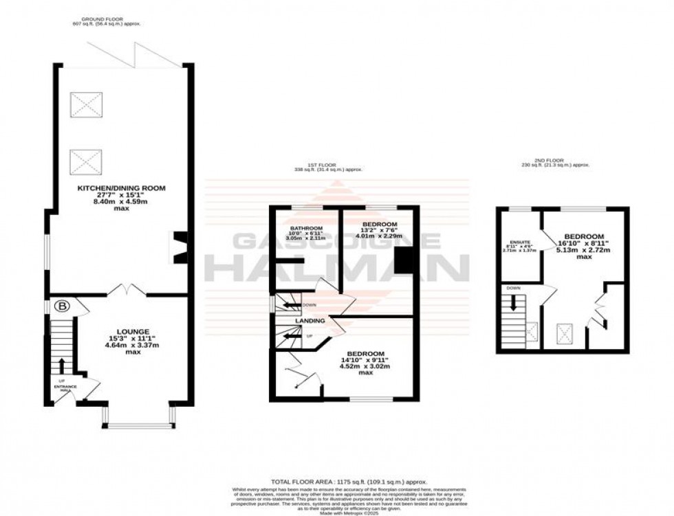 Floorplan for Leicester Road, Sale