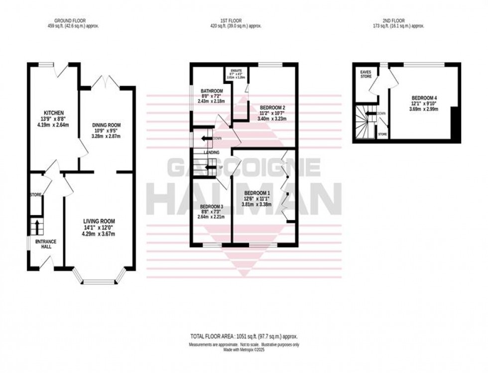 Floorplan for Ashley Drive, Bramhall