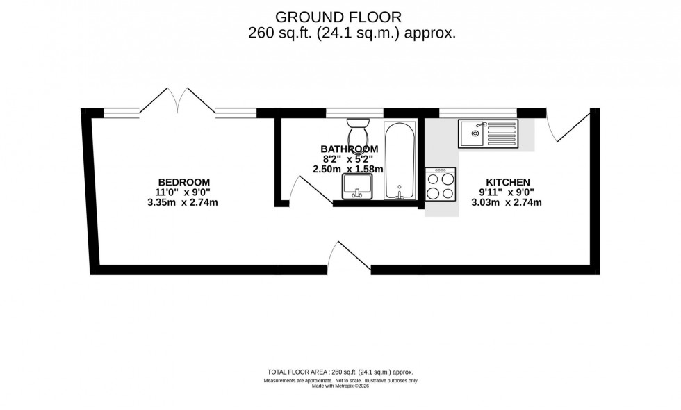 Floorplan for Princess Street, Knutsford, WA16