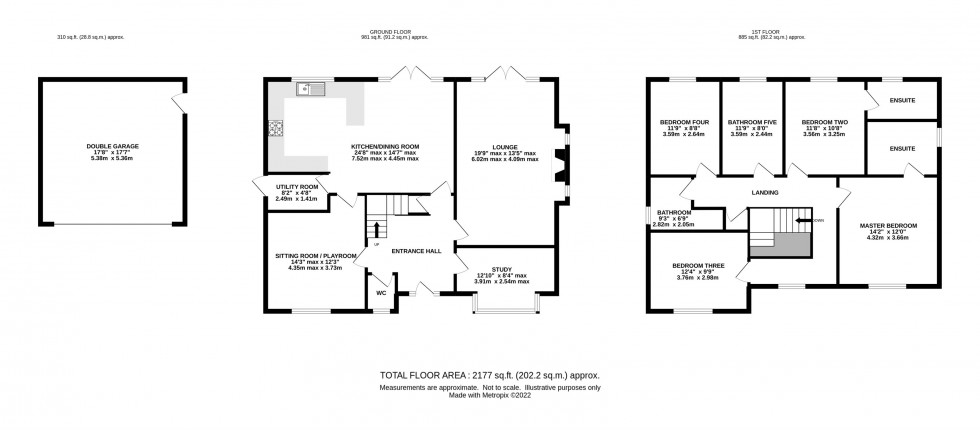 Floorplan for Livesley Road, Tytherington, Macclesfield