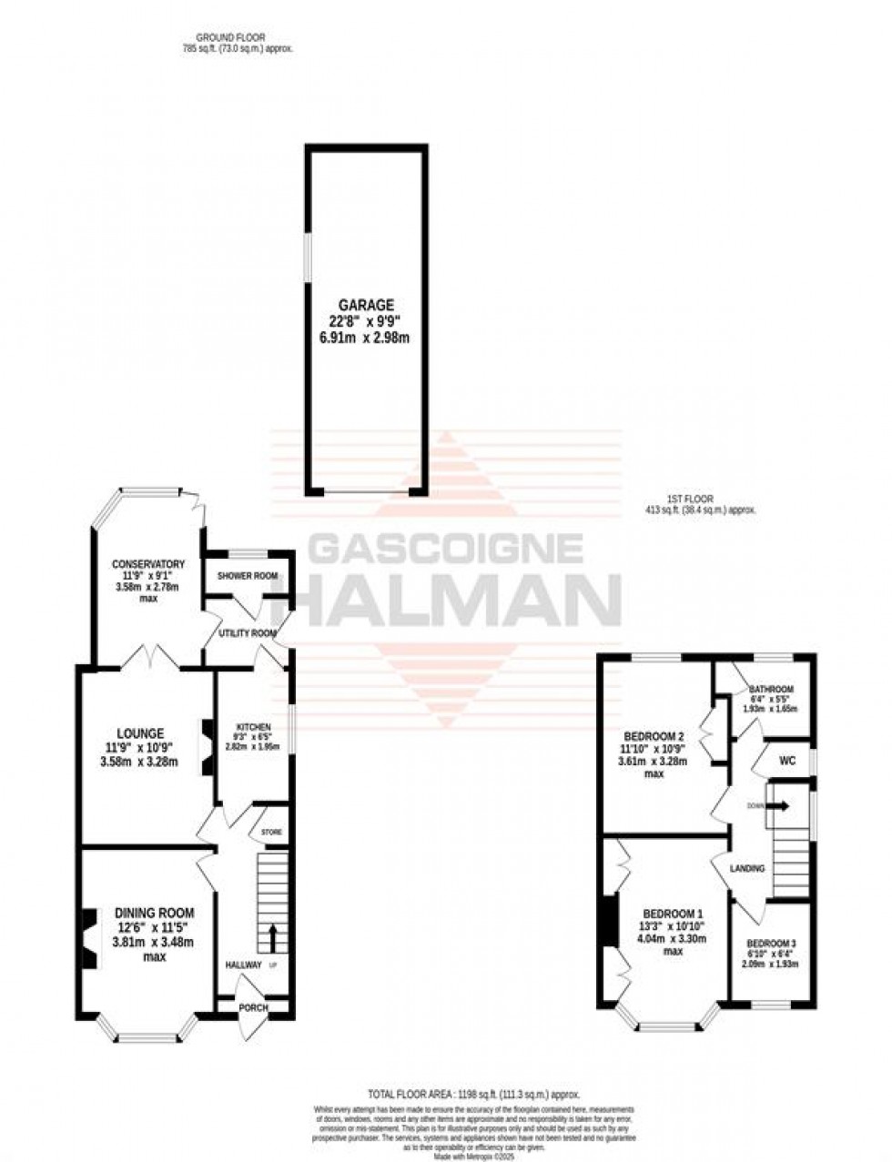 Floorplan for Newlyn Drive, Sale
