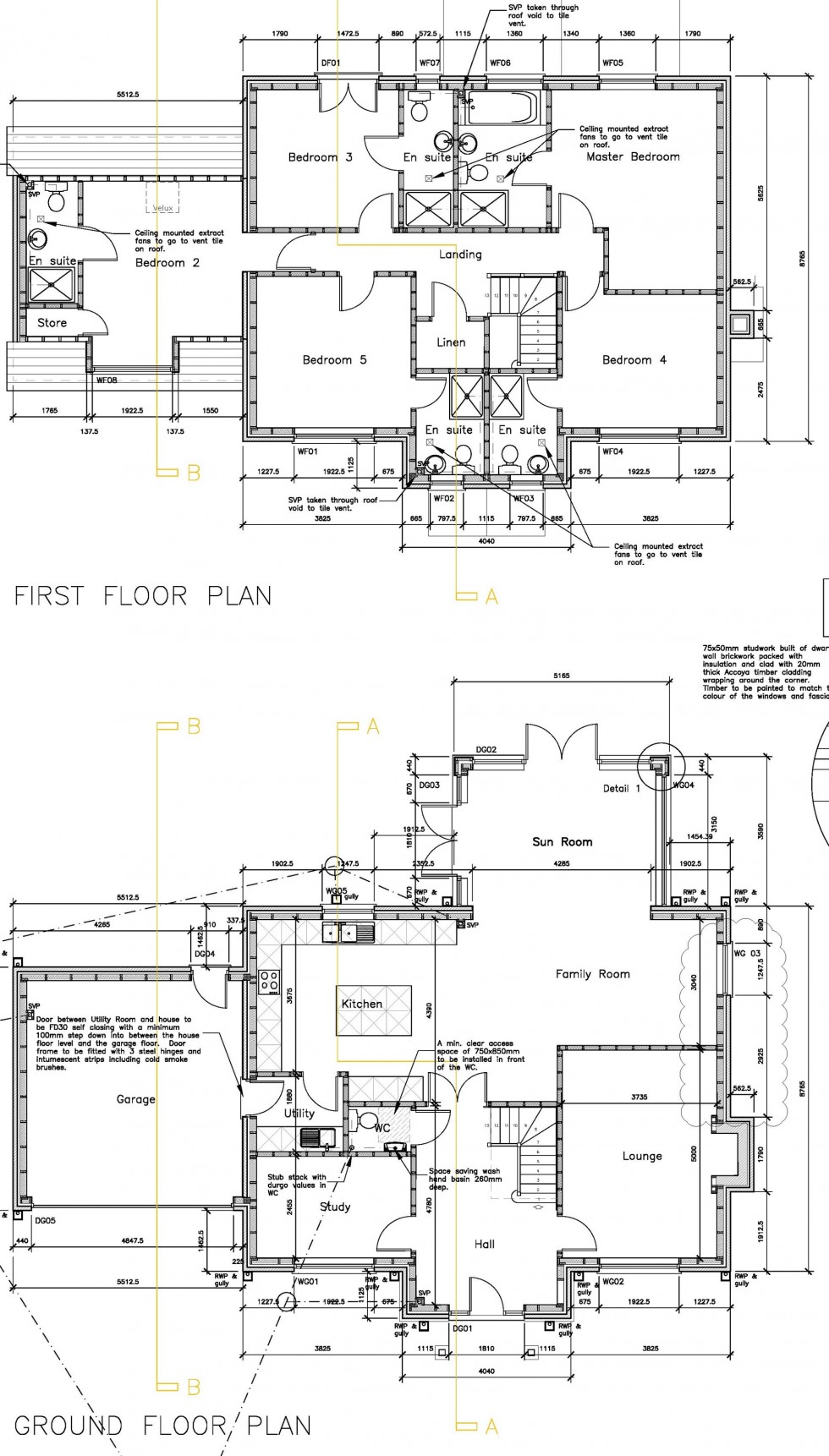 Floorplan for Blossom House, Forest Edge, Delamere, Frodsham