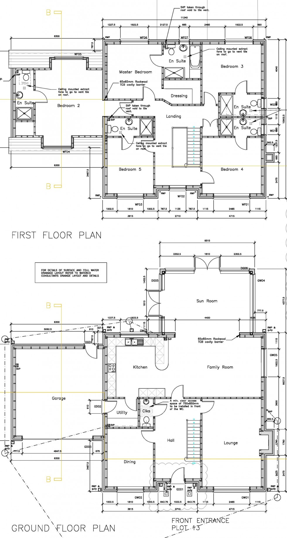 Floorplan for Bryony House, Forest Edge, Delamere