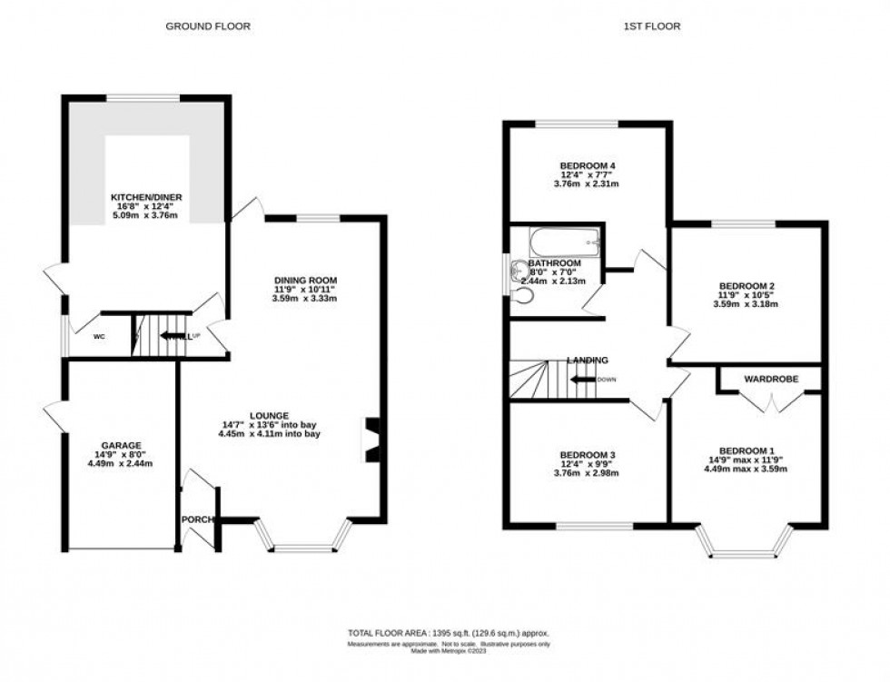 Floorplan for Orme Crescent, Tytherington, Macclesfield, SK10
