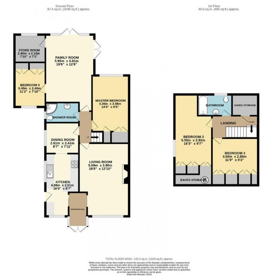 Floorplan for 29 Briony Avenue, Hale, Altrincham