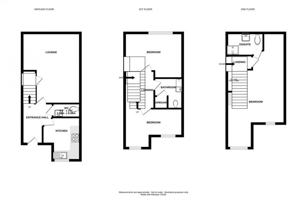 Floorplan for Spey Close, Middlewich