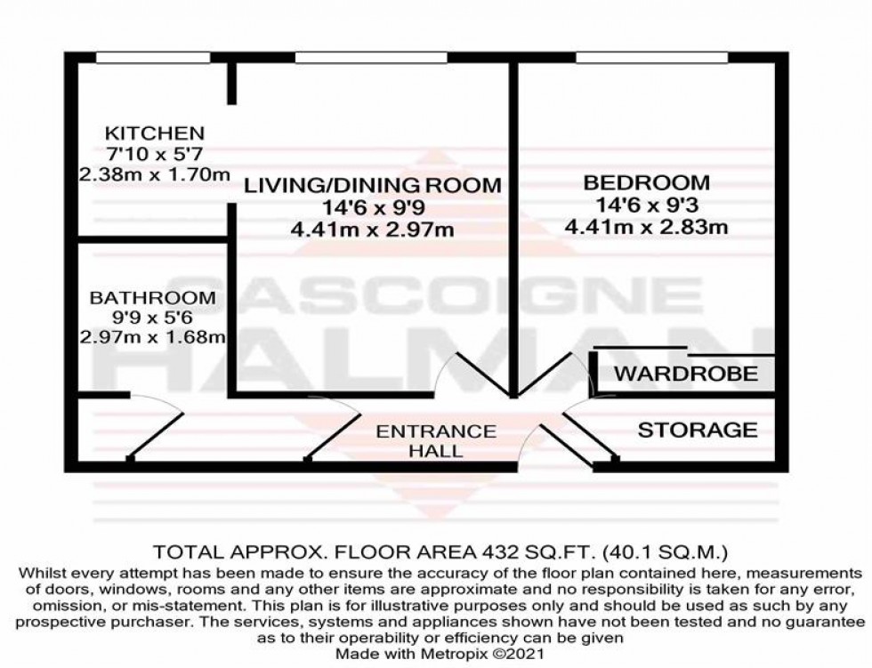 Floorplan for Patterdale, Boundary Court, Gatley Road, Cheadle