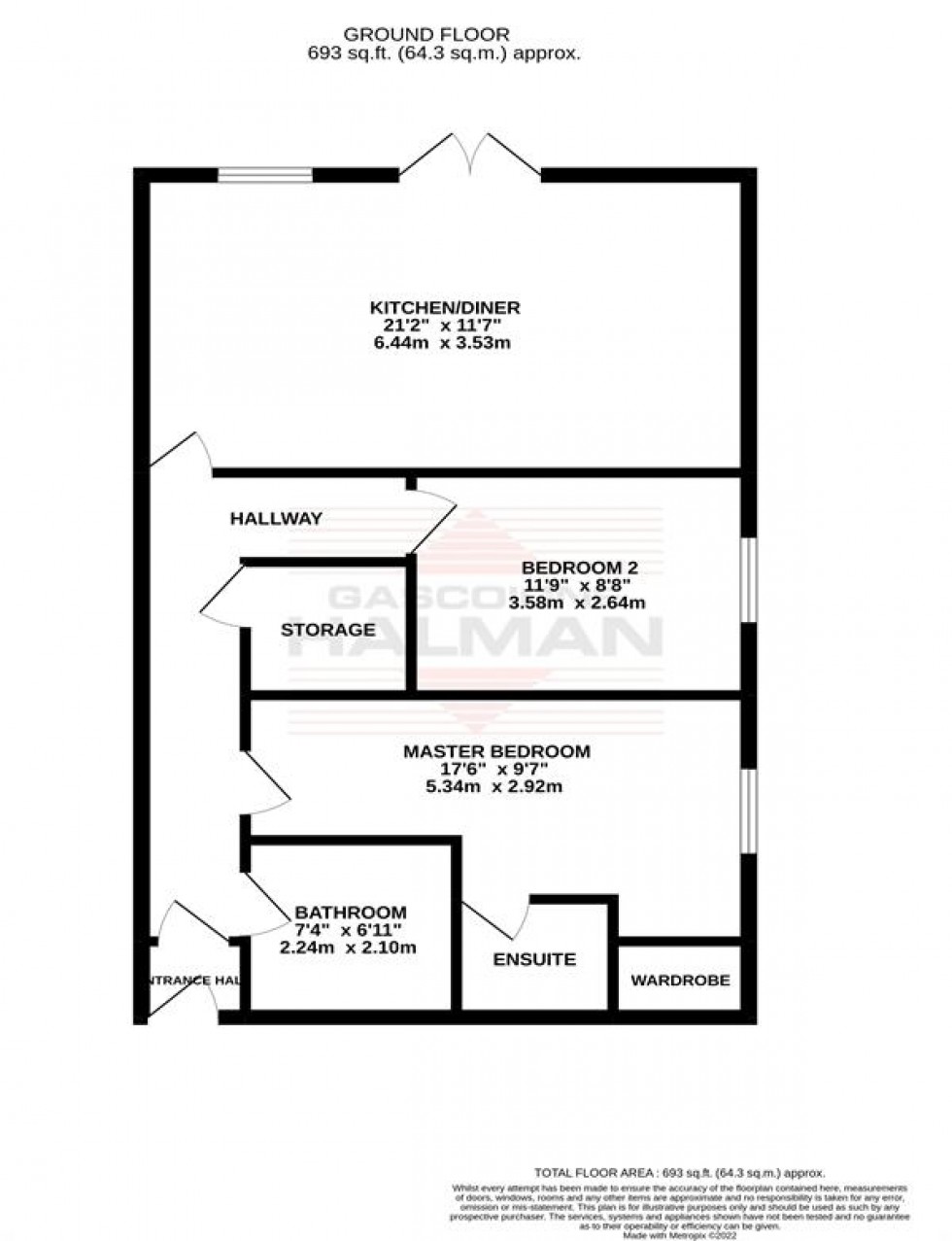 Floorplan for Massie Street, Cheadle