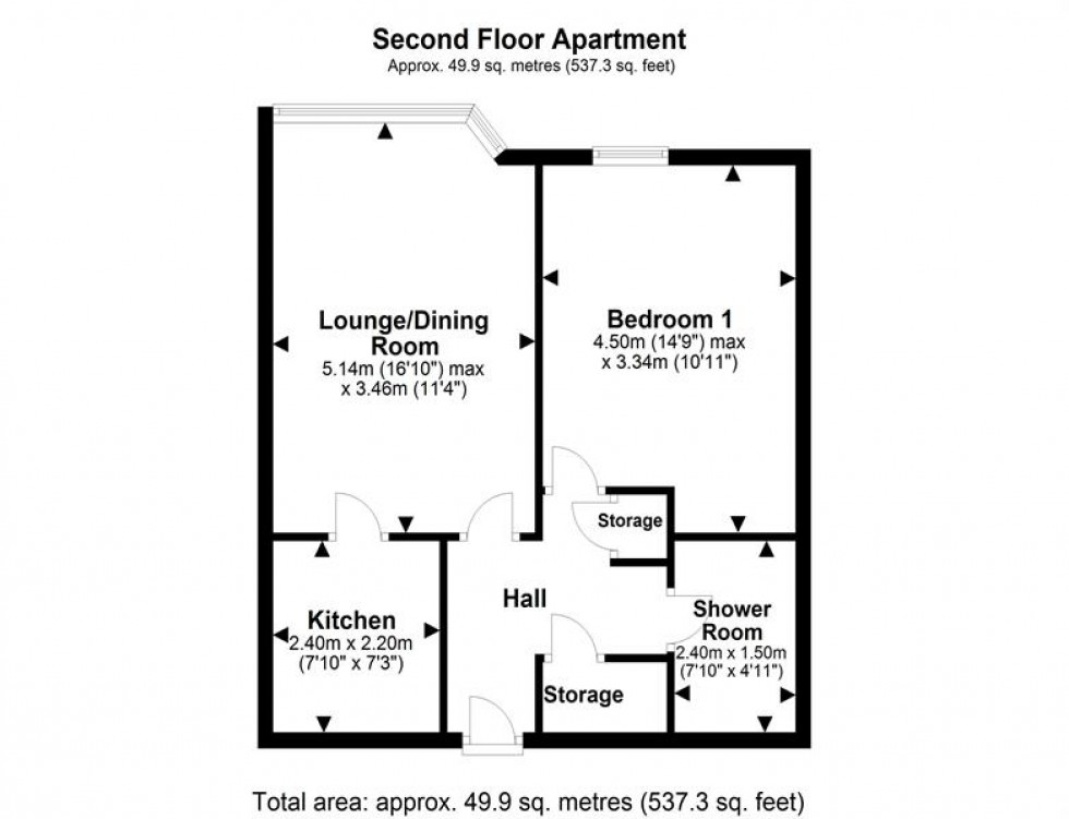 Floorplan for Lincoln Court, Lower Robin Hood Lane, Helsby, Frodsham