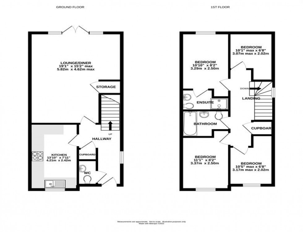 Floorplan for Orchid Drive, Chapel-En-Le-Frith