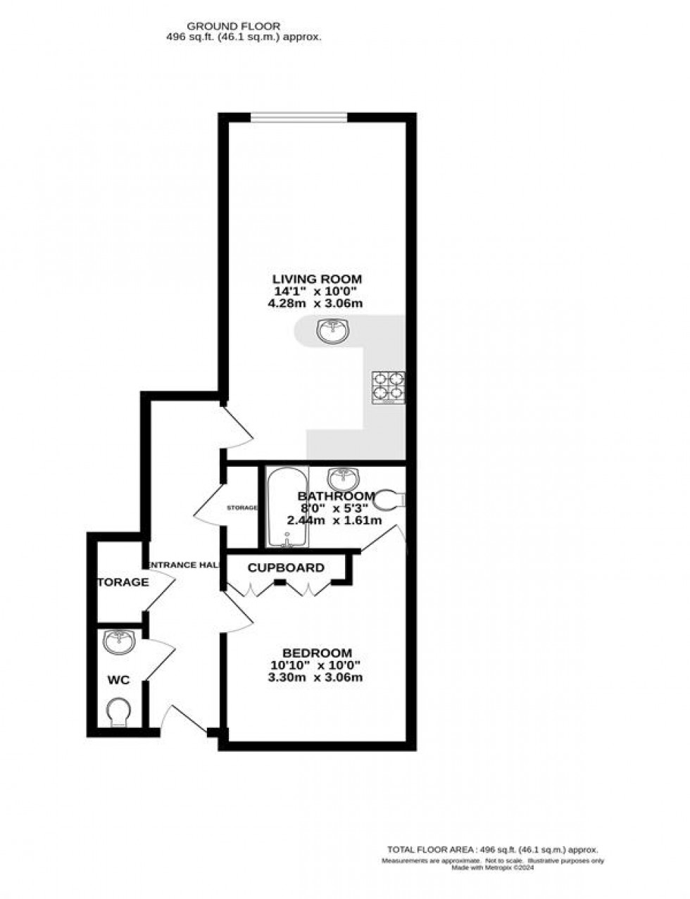 Floorplan for Victoria Mill, 