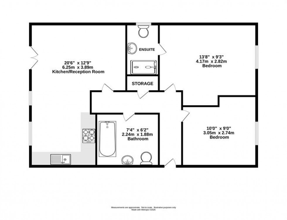 Floorplan for Cable Drive, Helsby, Frodsham
